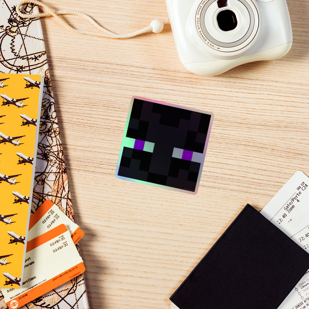Minecraft Enderman Holographic Sticker - Image 10