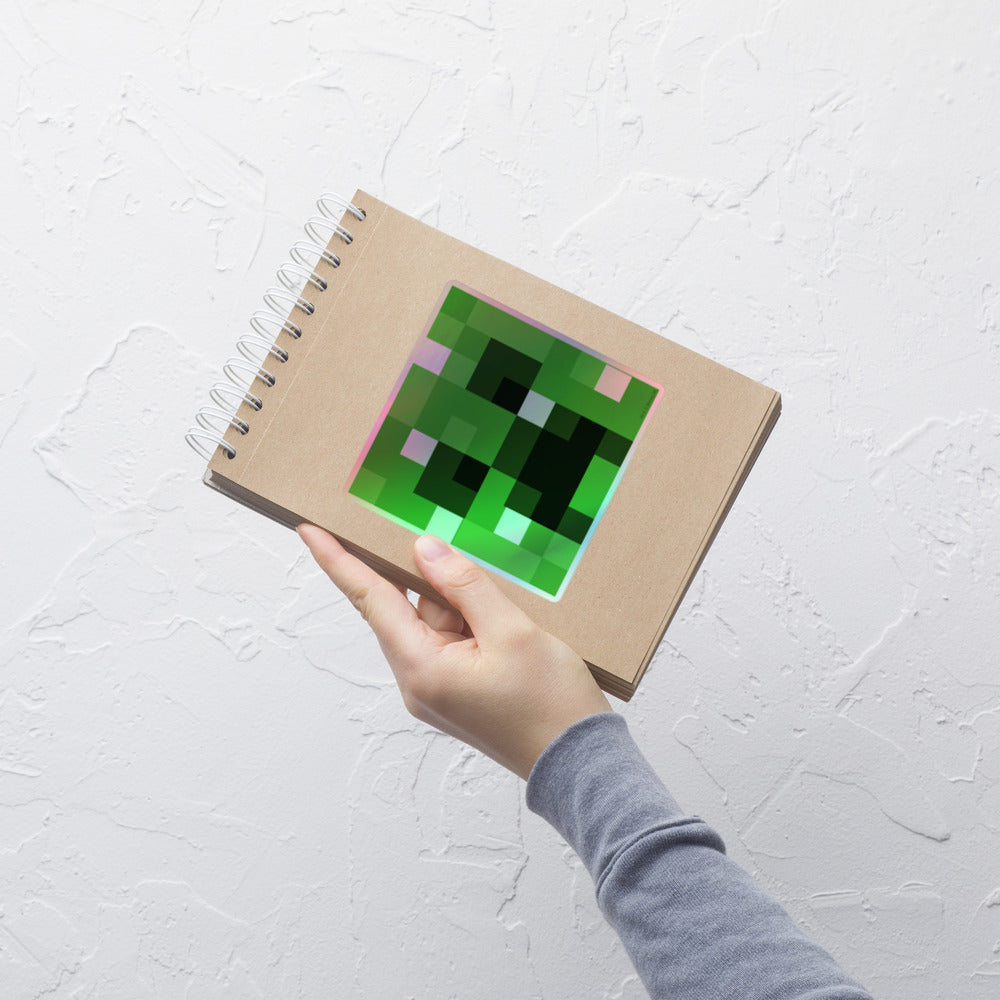 Minecraft Creeper Holographic Sticker - Image 16
