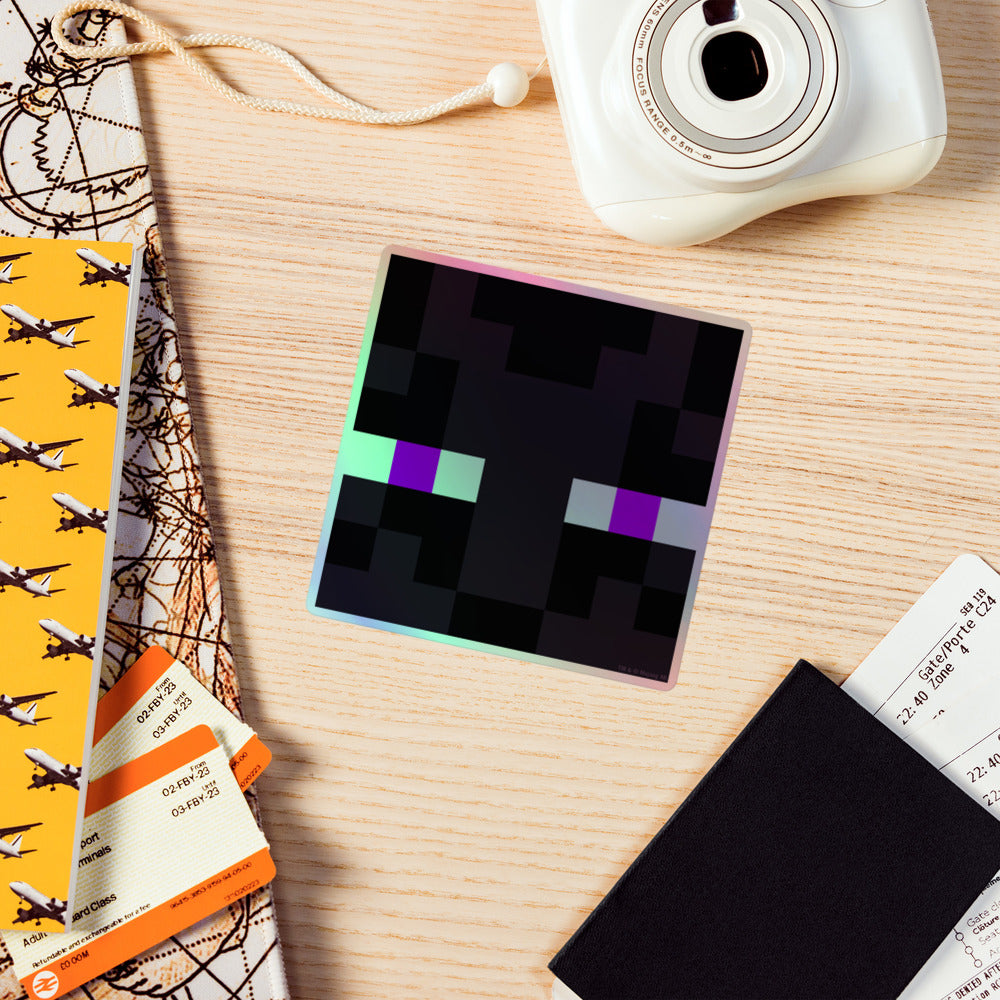 Minecraft Enderman Holographic Sticker - Image 15