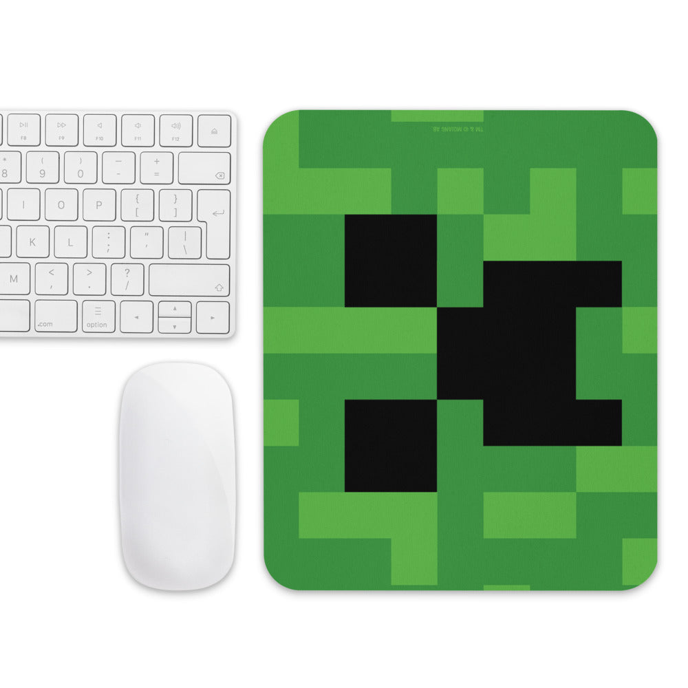 Alternative view of Minecraft Creeper Big Face Mouse Pad