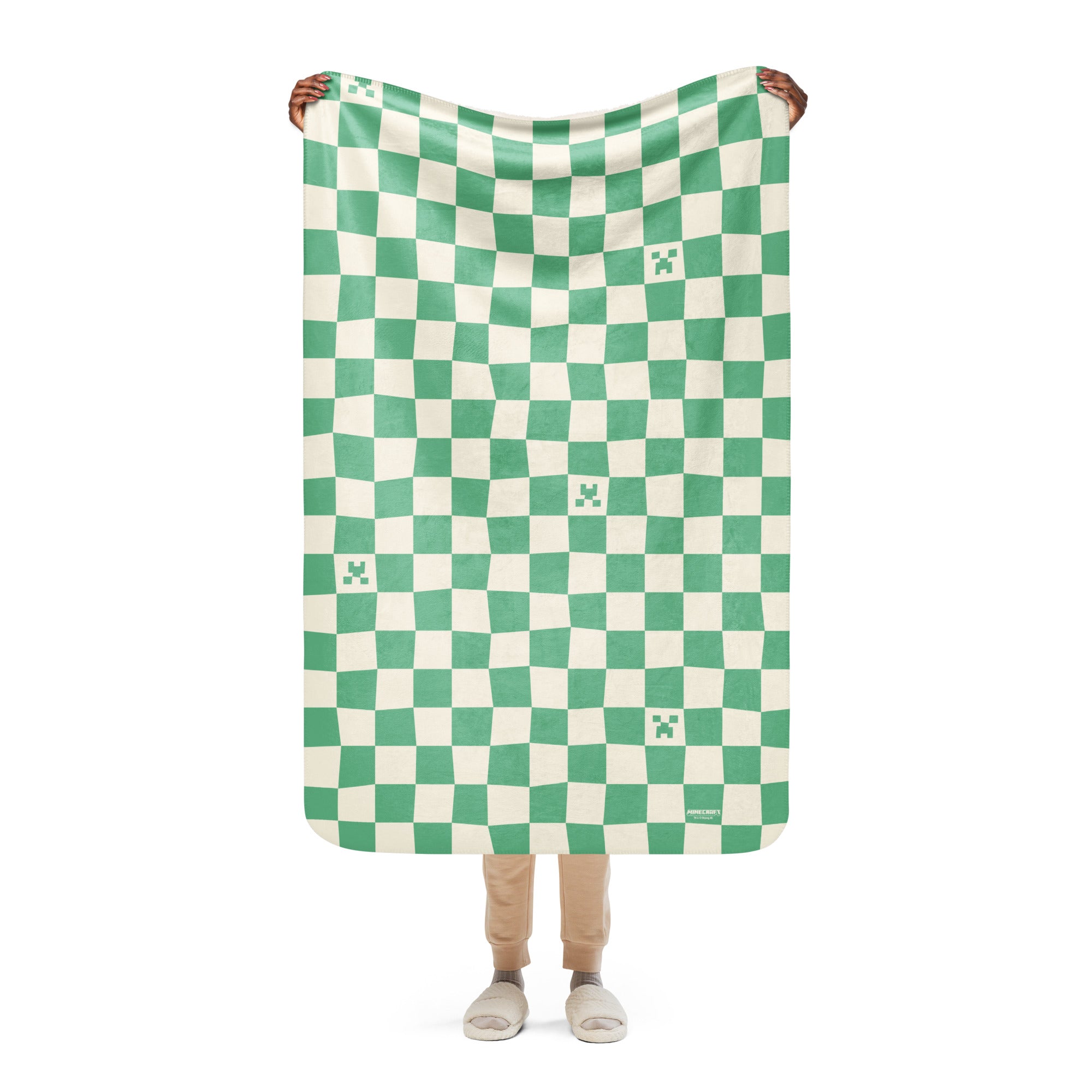 Minecraft Blanket Creeper Picnic Pattern - Image 6