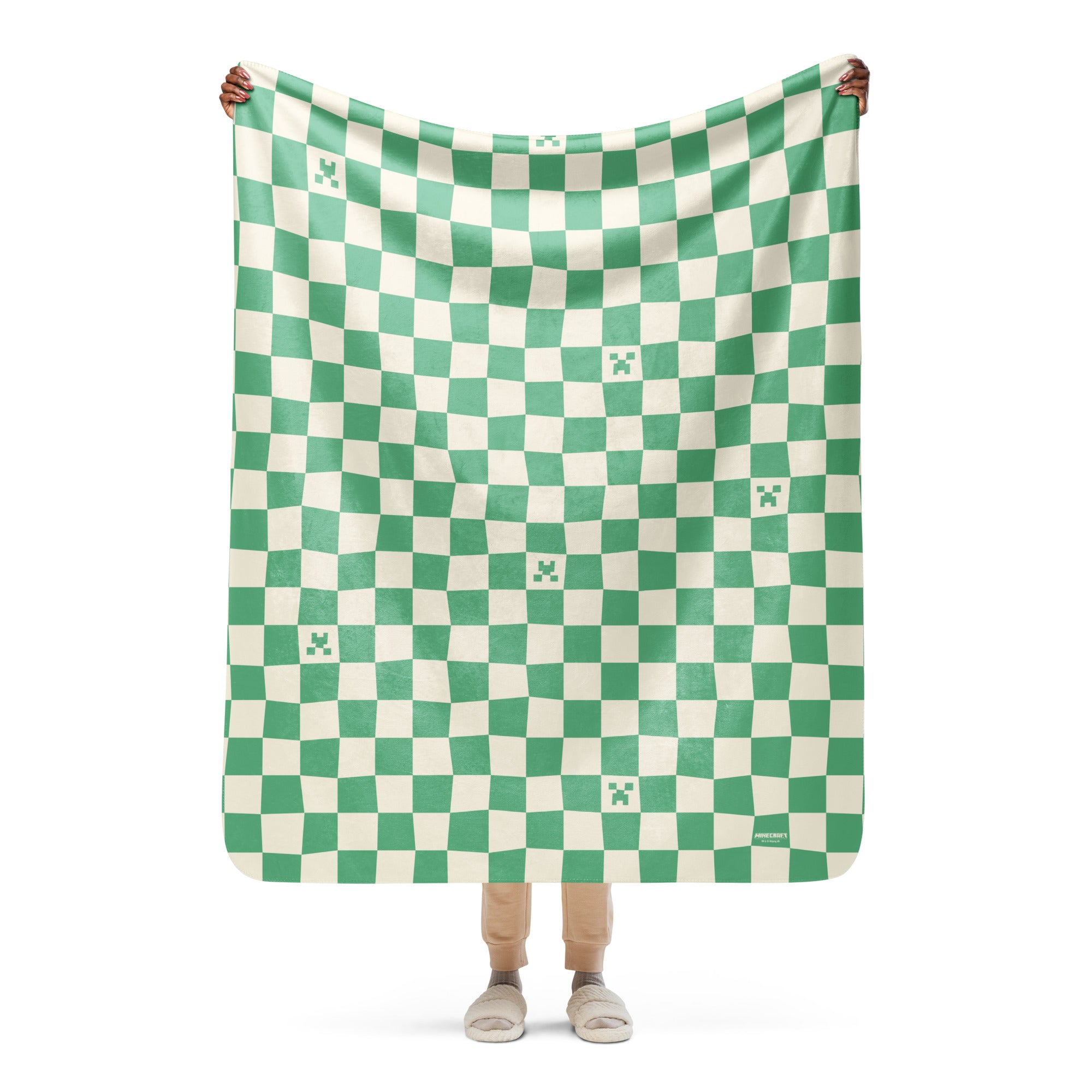 Minecraft Blanket Creeper Picnic Pattern - Image 4