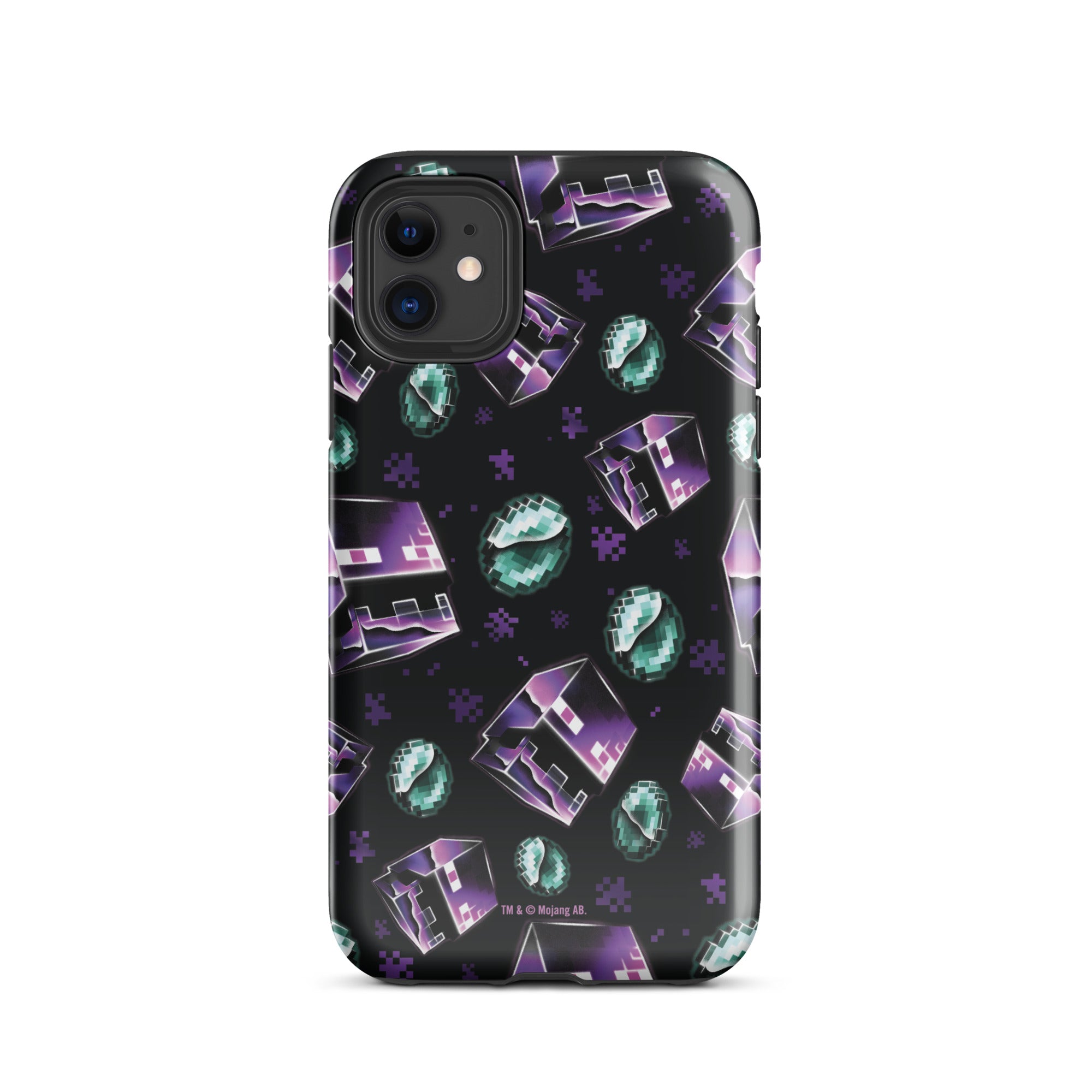 Minecraft iPhone Tough Case Don't Look Pattern