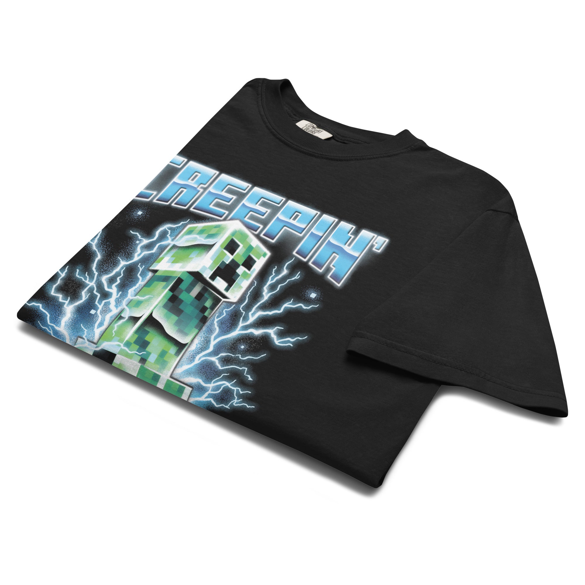 Minecraft T-Shirt Creepin' It Real Comfort Colors - Image 3