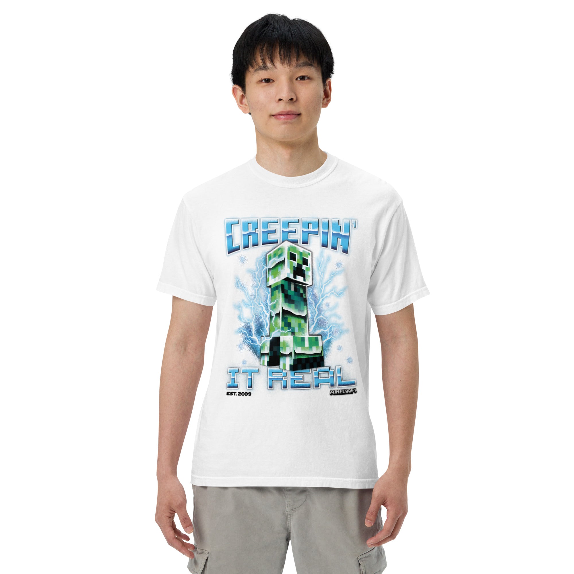 Minecraft T-Shirt Creepin' It Real Comfort Colors - Image 6