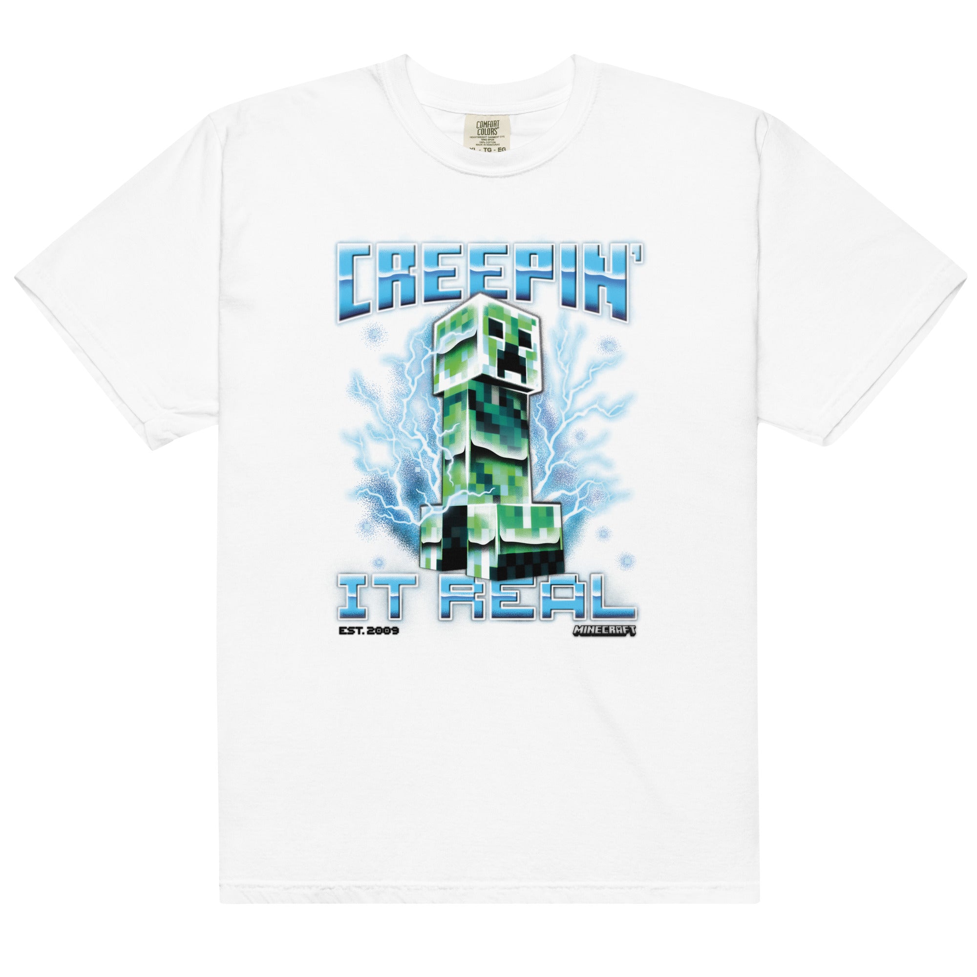 Minecraft T-Shirt Creepin' It Real Comfort Colors - Image 5