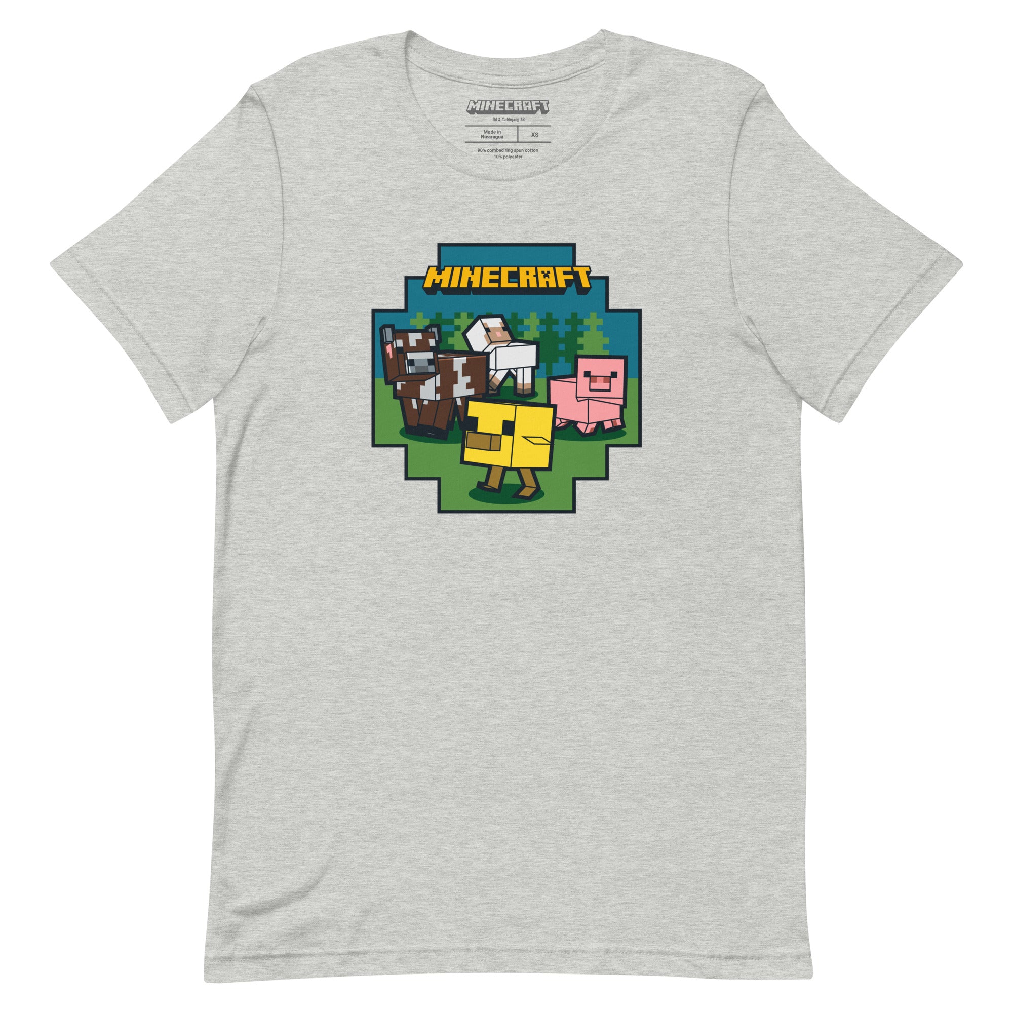 Minecraft Adult T-Shirt Farm Animals - Image 4