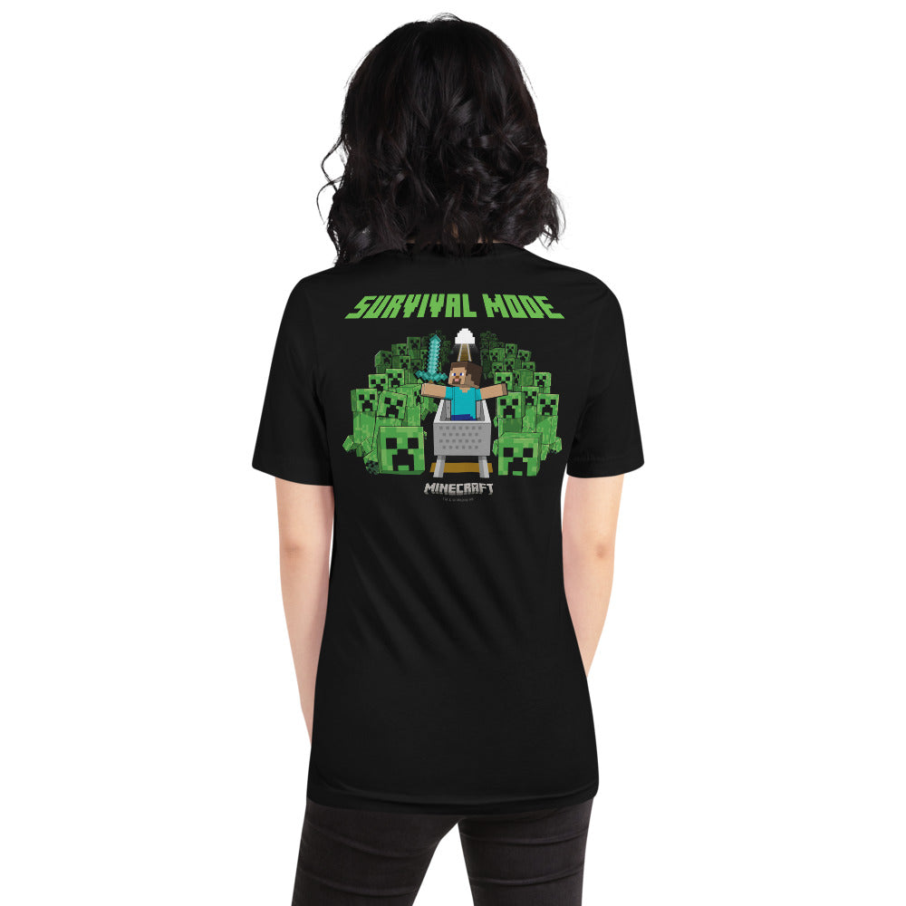 Minecraft Creeper Mines Adult T-Shirt - Image 6