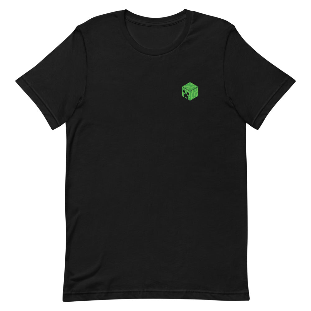 Alternative view of Minecraft Creeper Mines Adult T-Shirt