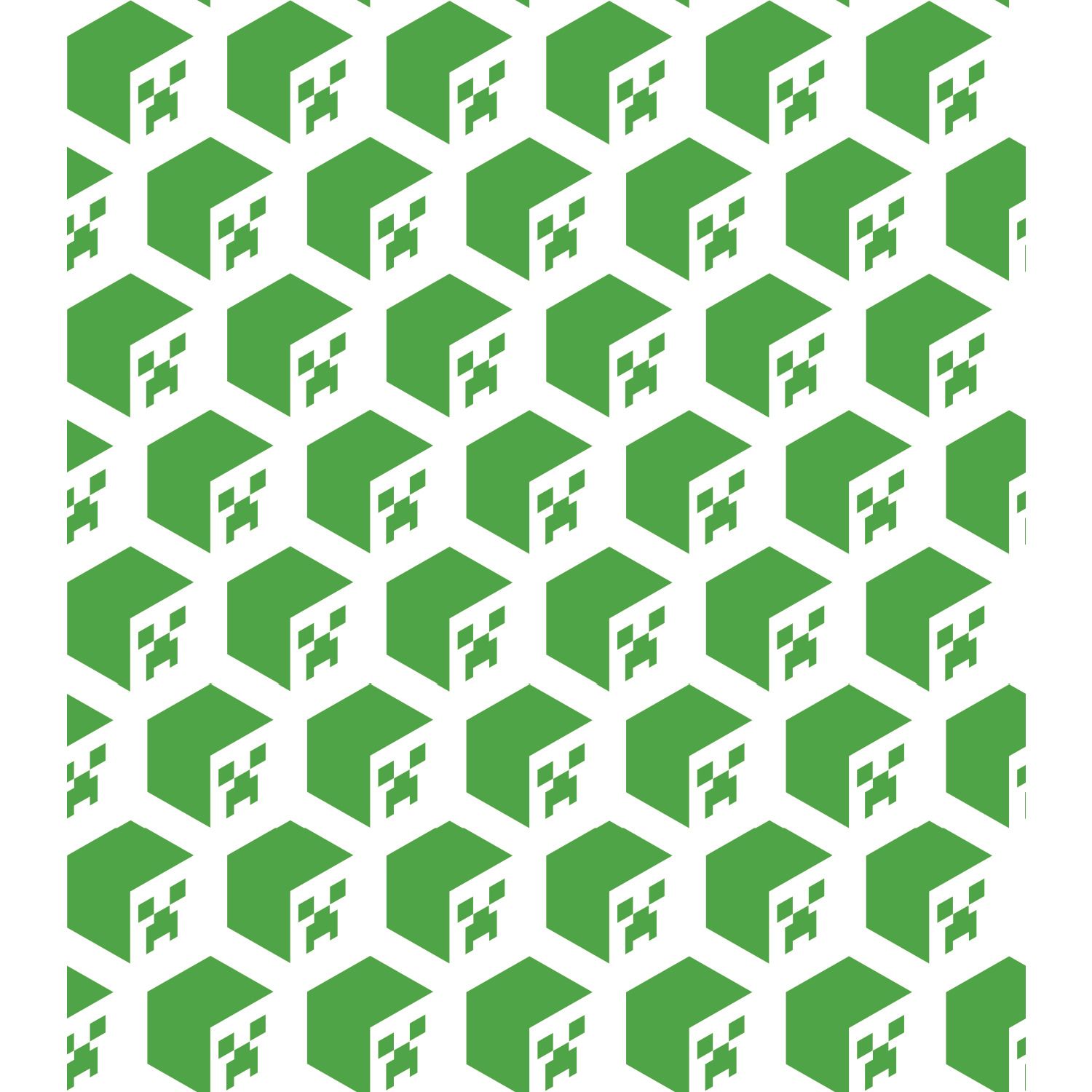 Minecraft Creeper Face Green Peel & Stick Wallpaper - Image 4