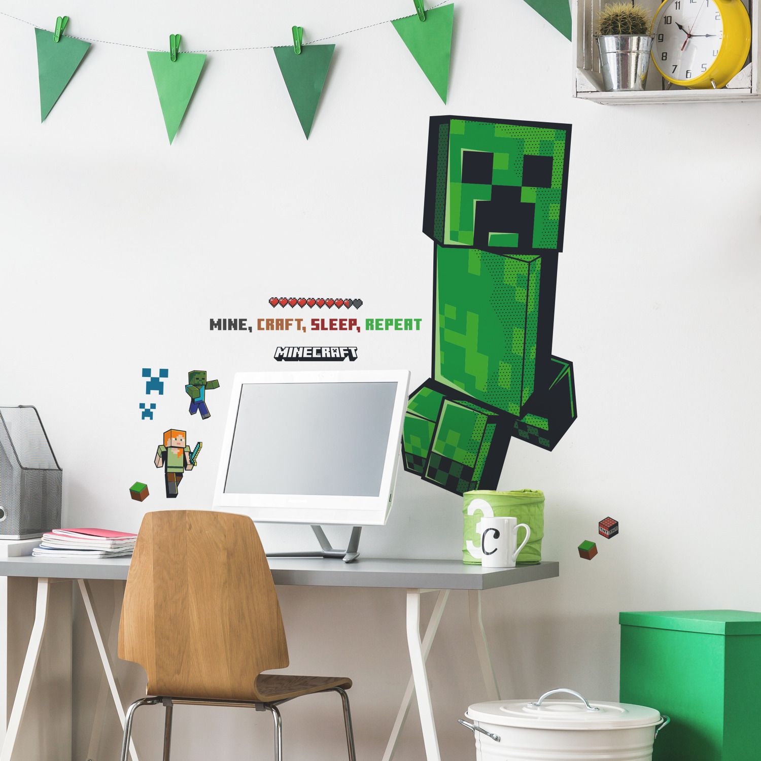Minecraft Creeper Giant Wall Decals - Image 5