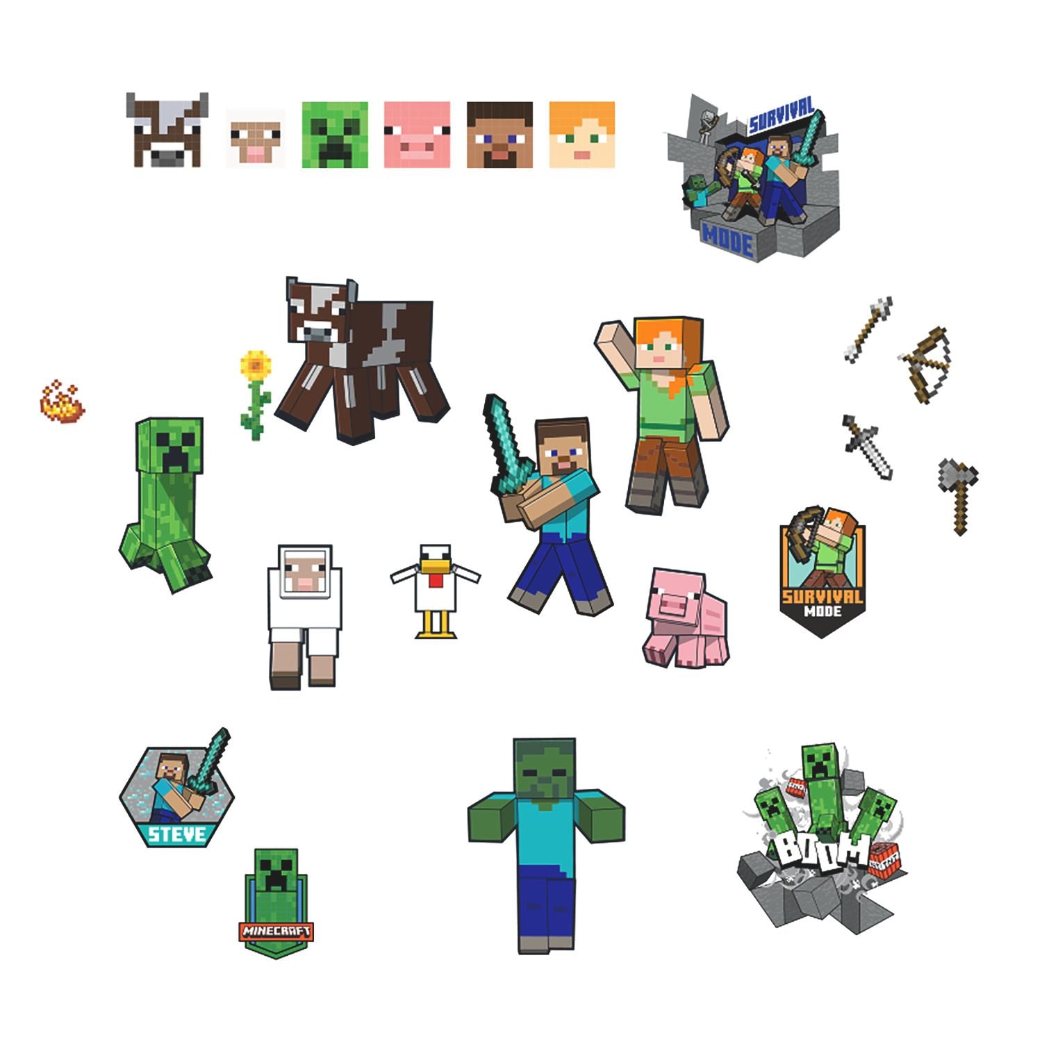 Minecraft Characters Wall Decals - Image 5