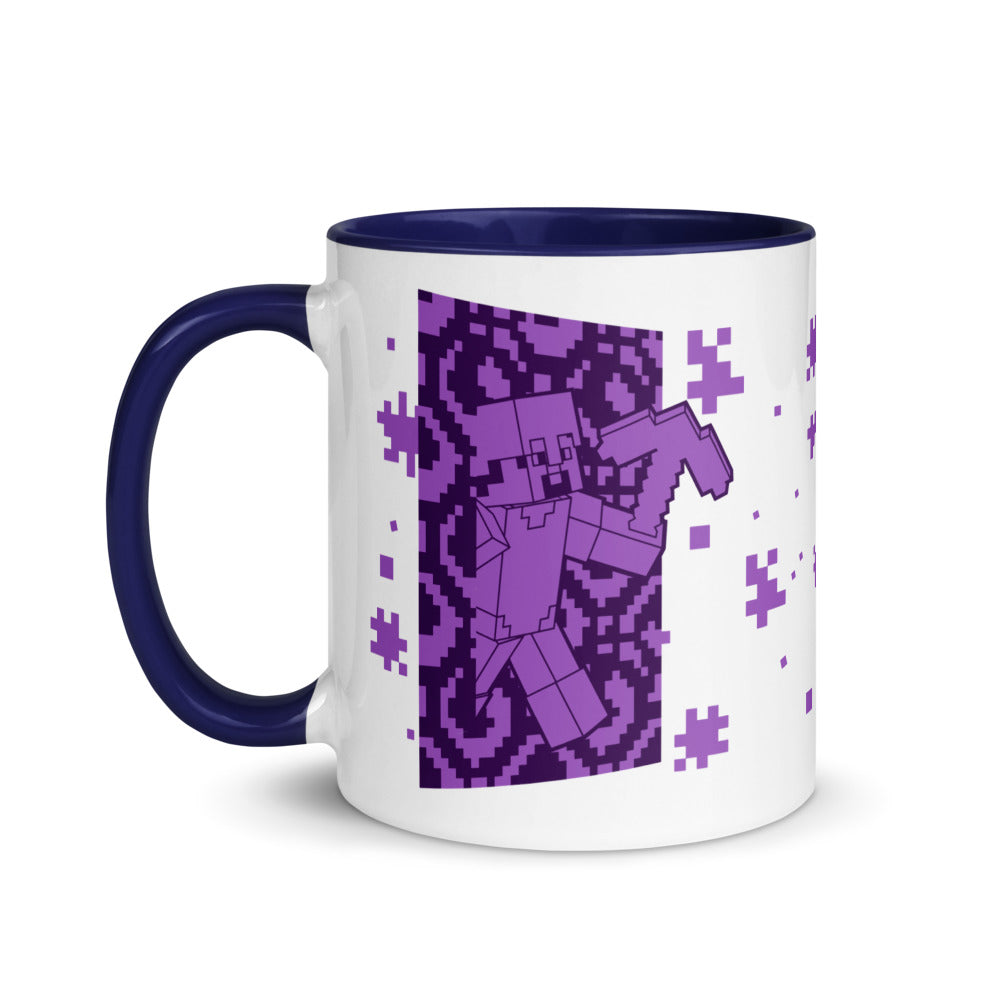 Alternative view of Minecraft No Sleep Till Nether Two-Tone Mug