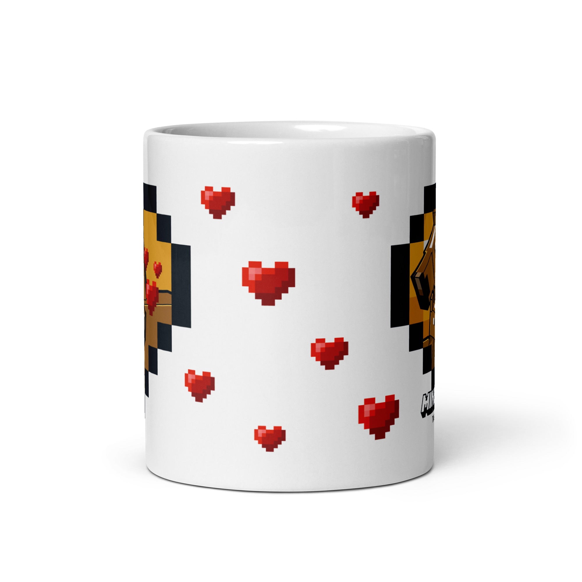 Minecraft White Mug Horse Love - Image 3