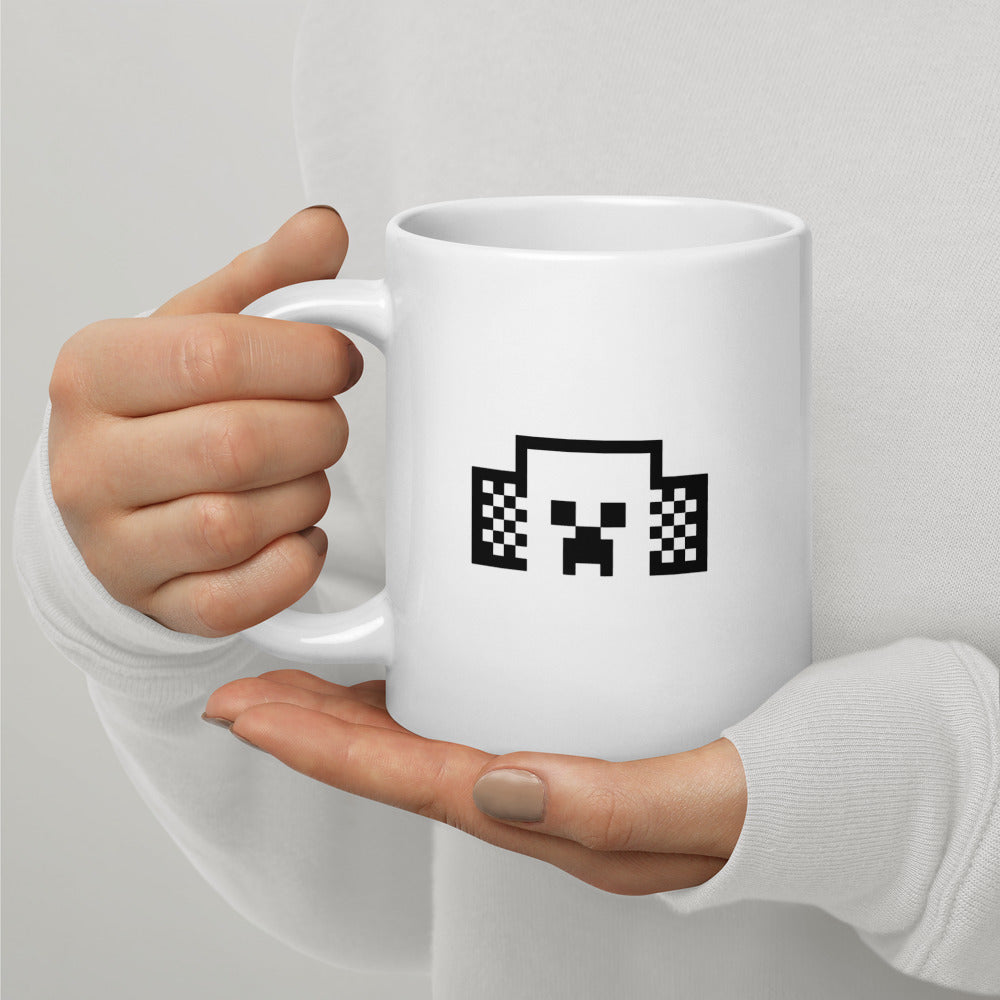 Minecraft Tuned In Creeper White Mug - Image 15