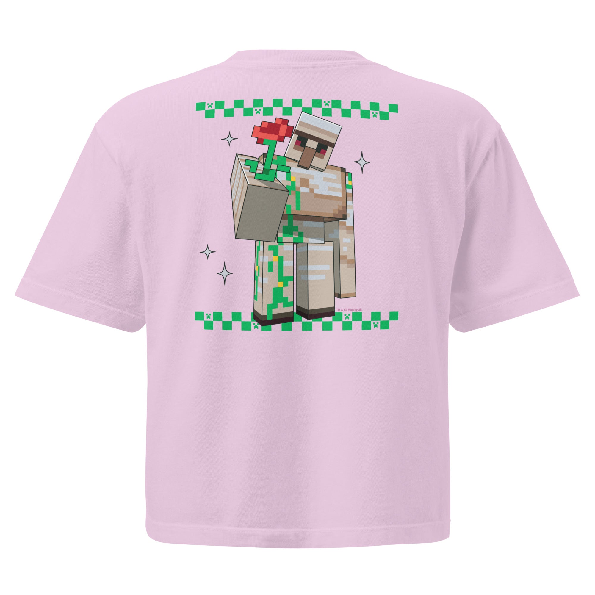 Alternative view of Minecraft Women's Boxy Tee Let's MINE Together