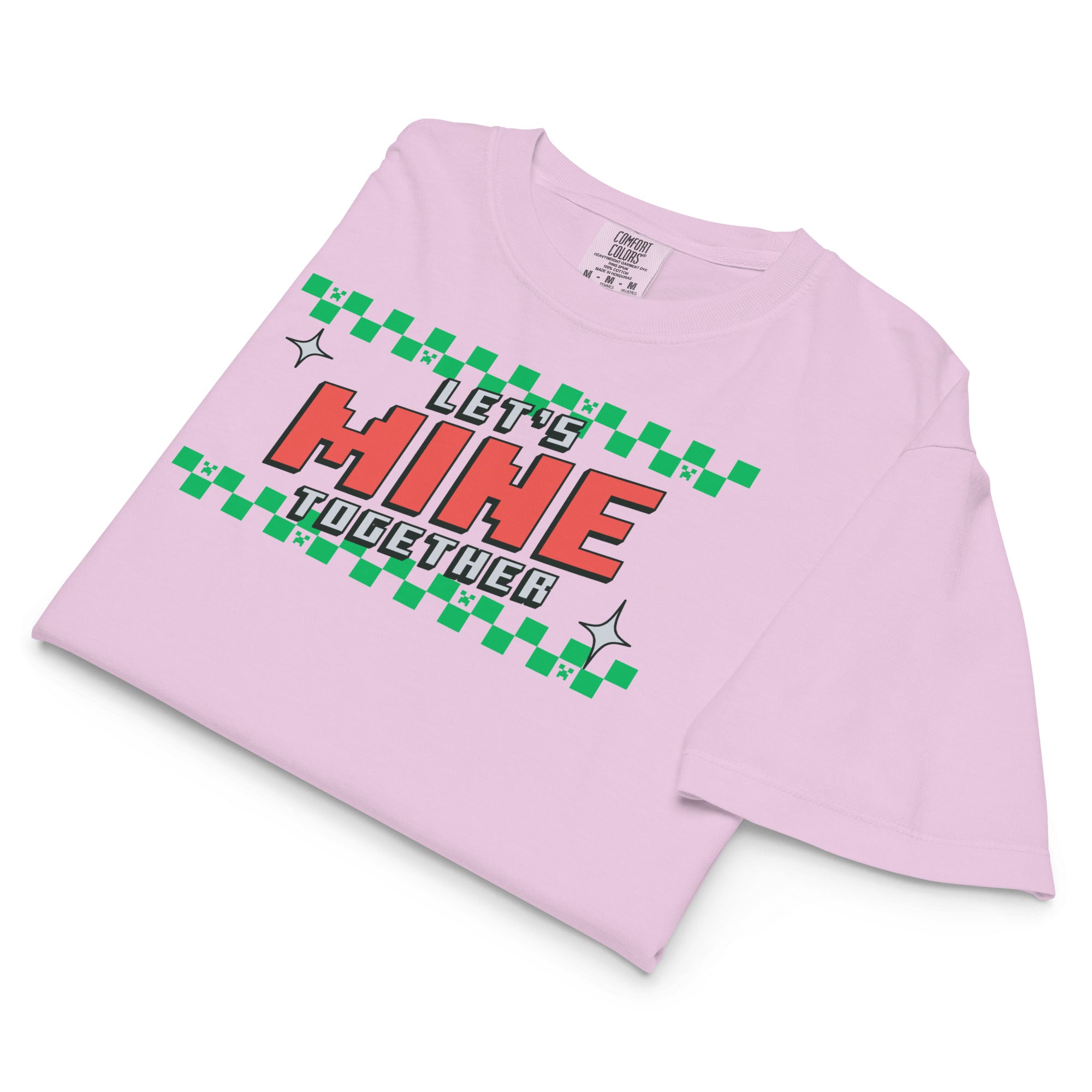 Minecraft Women's Boxy Tee Let's MINE Together - Image 3