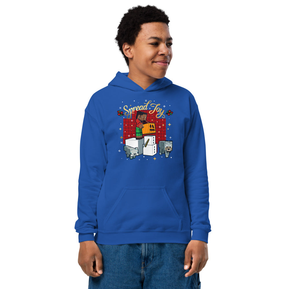 Minecraft Spread Joy Kids Hoodie - Image 9