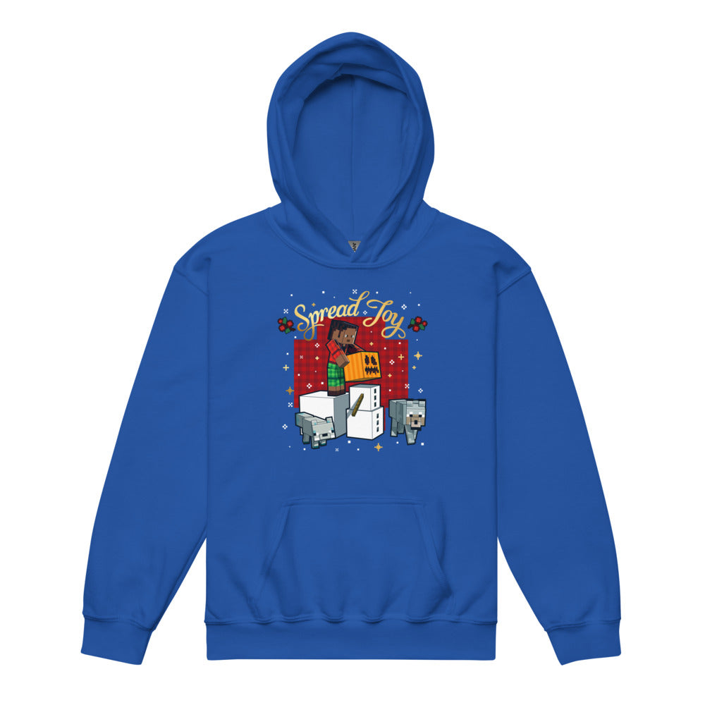 Minecraft Spread Joy Kids Hoodie - Image 7