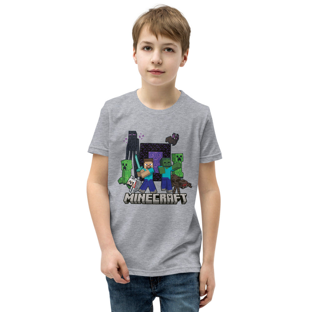 Minecraft Iconic Group Kids T-Shirt - Image 6