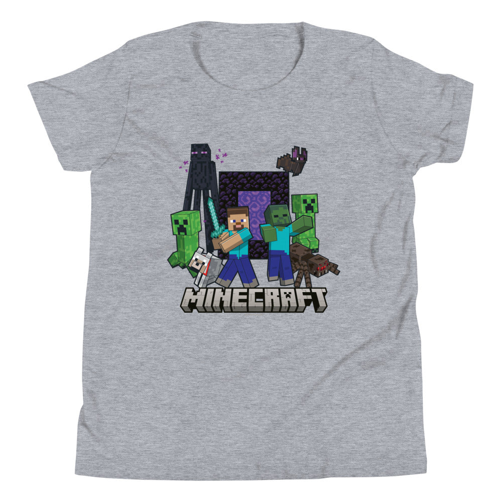 Minecraft Iconic Group Kids T-Shirt - Image 4