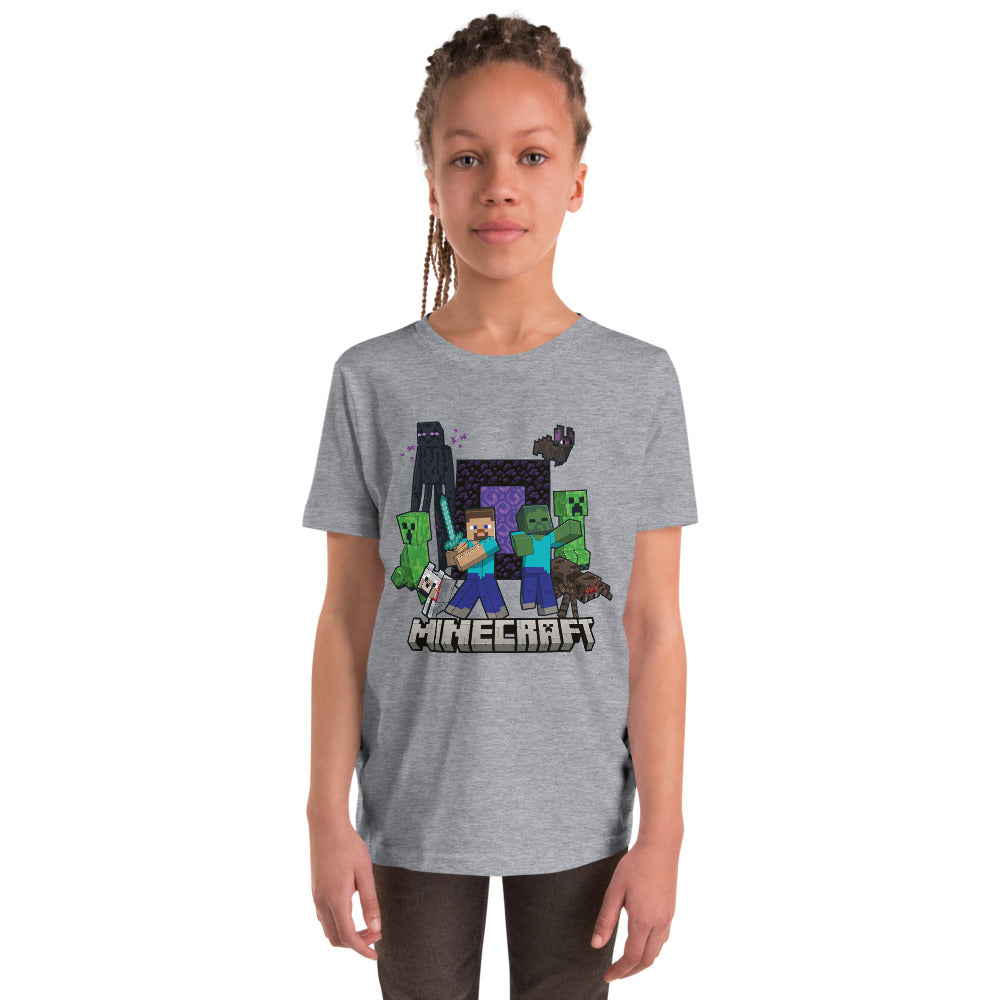 Alternative view of Minecraft Iconic Group Kids T-Shirt